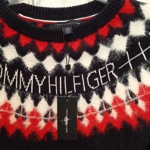 Tommy Hilfiger Nordic Lights Black Knit Sweater